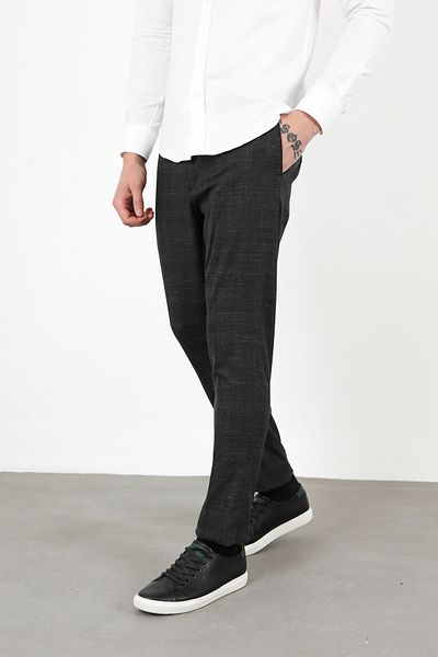 UFK MODA Ufkmoda Super Slimfit Men's Trousers Plaid