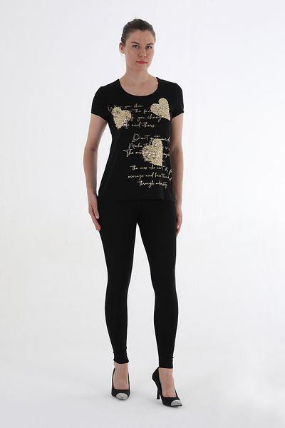 Balizza BLZ-SHORT SLEEVE PRINTED BLUZ