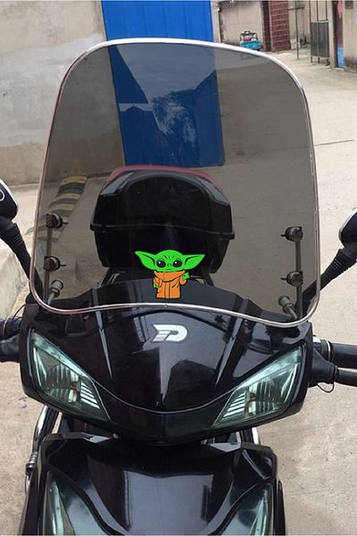 STİCKERCI BEY Πράσινο Yoda Πολύχρωμο τυπωμένο αυτοκόλλητο αυτοκινήτου - μοτοσικλέτας - υπολογιστή με αυτοκόλλητο φύλλο κοπής