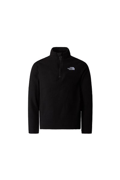 THE NORTH FACE Teen Glacier Fleece 1/4 Zip Παιδικό φλις μπουφάν εξωτερικού χώρου NF0A82D1JK31 Μαύρο