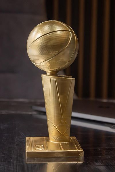 ARGE VE 3D Larry O'Brien Τρόπαιο Πρωταθλήματος NBA ΒΡΑΧΙΟΛΙ ΒΡΑΧΙΟΛΙ 20 εκατοστών
