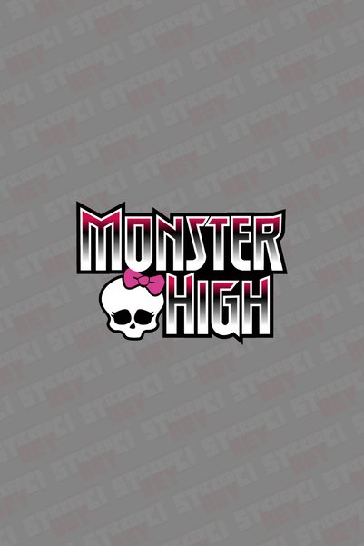 STİCKERCI BEY Monster Hıgh Girl Kuru Kafa Renkli Baskılı Otomobil - Motosikle...