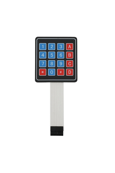 ROBİZ 4 X 4 Matrix Membran Keypad 16 Buton Tuş Takımı Keyboard Klavye Alarm Ş...
