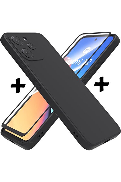 m.tk moveteck Xiaomi Redmi 12 Kılıf Kamera Korumalı içi Kadife Yumuşak Lansma...