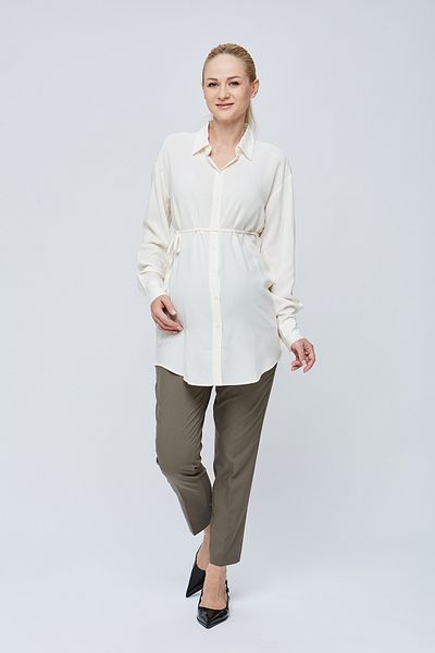 Motherway Maternity Fabric Cigaret Pants
