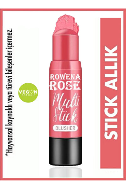 ROWENAROSE Wonder Stick Blush- Stick Allık Asansörlü Şeftali tonlar 03