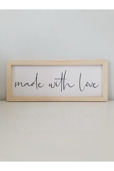 Tooall Ξύλινο Πλαίσιο και Λευκό Δάπεδο Κουζίνα - With Love