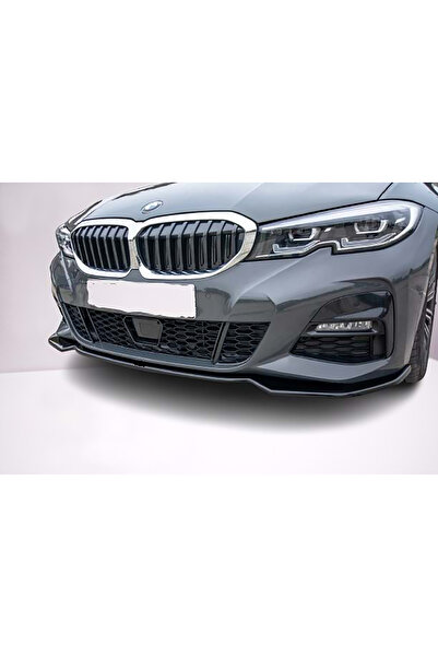 HasAkman Bmw G20 Uyumlu Ön Lip Parlak Siyah Piona Black Ön Ek