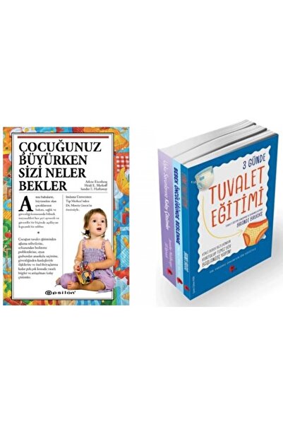 Epsilon Yayınevi Çocuğunuz Büyürken Sizi Neler Bekler - Çocuk Gelişim Seti (Tuvalet Eğitimi-Uyku Sorunları-Beslenme)