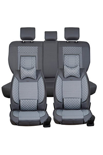 MBHAUTO Honda Hr-V Compatible Leather Auto Seat Cover Set of 5 Front Rear Dia...
