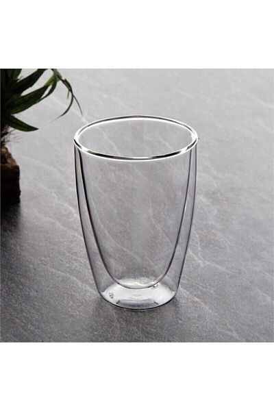 MİMOZA PARK Mimoza 2 Pieces 350 Ml Double Walled Latte Glasses 2 Pieces
