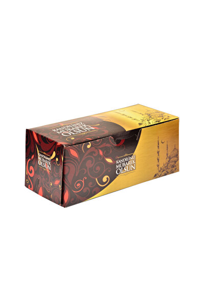 Miyo Ambalaj Kandil Simidi Kutusu 10lu 100'lü Paket | 10x10x25 cm Krome Karton Baskılı Ambalaj