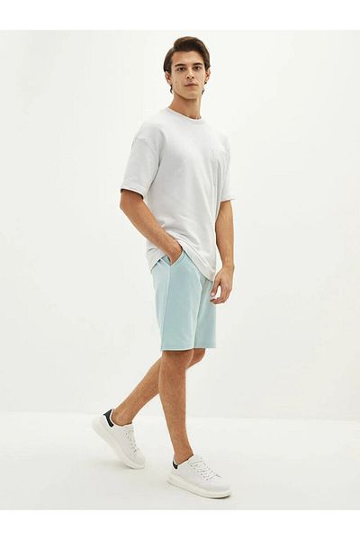 LC Waikiki Basic Standard Pattern Knitted Men's Shorts