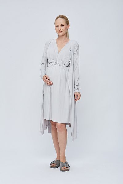 Motherway Breastfeeding Nightgown Dressing Gown Set