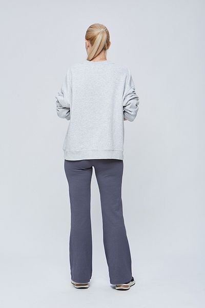 Motherway Ribbed Flare Leg Maternity Pants