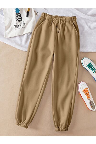 Adrift Solid Drawstring Waist Slant Pocket 4 Season Tracksuit