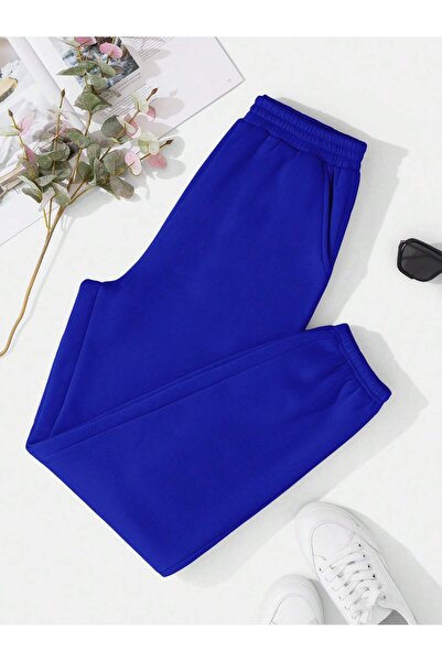 Adrift Solid Elastic Waist Thermal Lined 4 Mevsim Eşofman