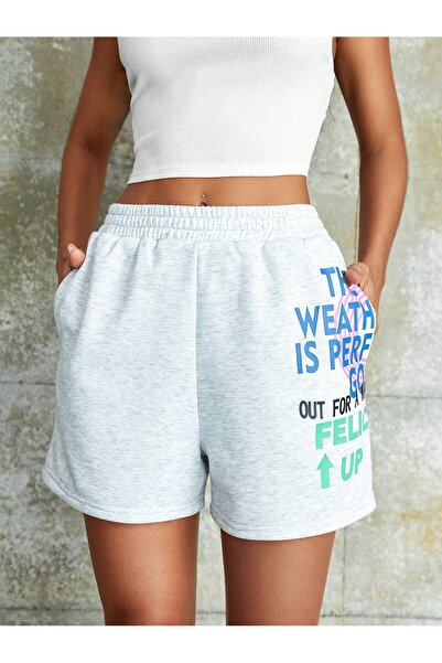 Adrift Σορτς με γραφικό σύνθημα