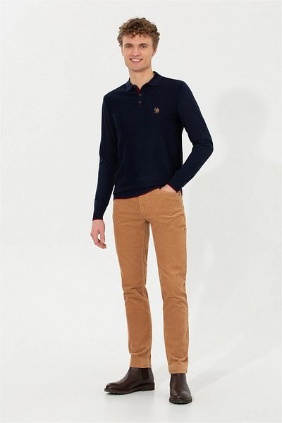 U.S. Polo Assn. Α.Π. ΠΟΛΟ ΑΝΔΡΙΚΟ 5 ΤΣΕΠΕΣ ΑΘΛΗΤΙΚΟ SLIM FIT ΚΟΡΔΟΥΡΟ ΠΑΝΤΕΛΟΝΙ G081SZ.078.000.1679877 CORDUROY