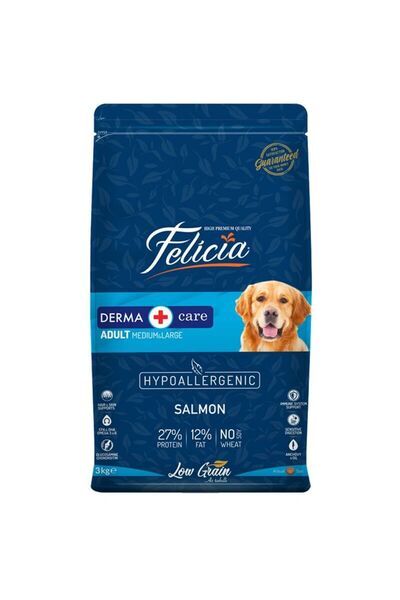 Felicia Somon Balıklı Düşük Tahıllı Hipoalerjenik Köpek Maması 3 kg