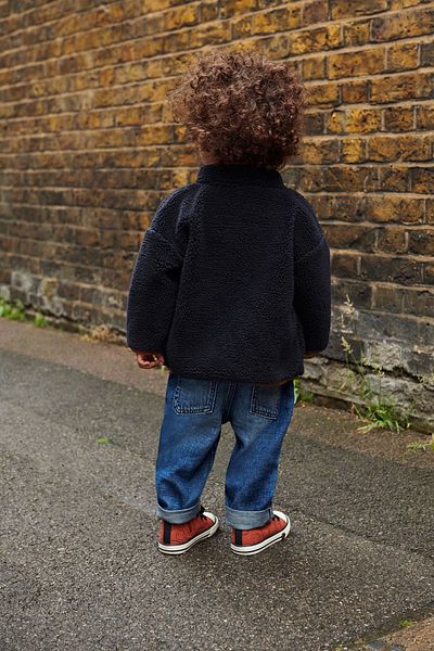 Next Baby Coffee Detailed Fleece Jacket Coat