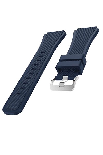 Dolia Huawei Watch 4 / Watch 4 Pro 46 Mm Compatible Silicone Band Sport Striped Flexible Design Bracelet