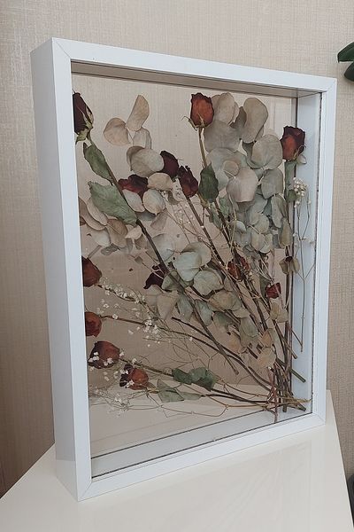 Verda Çerçeve 40x50 Cm Rama cu trandafiri adânci în două sensuri! Rama pentru buchet de mireasa!