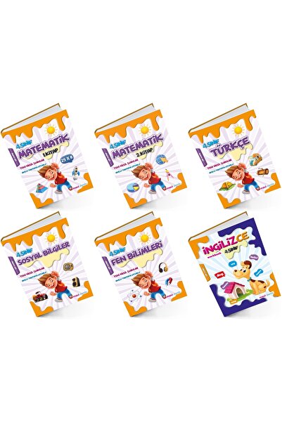 Mavi Deniz Yayınları Mavi Deniz 2024 4. Sınıf Matematik + Türkçe + Sosyal + F...