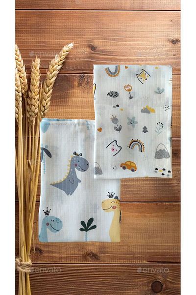 Alpıno Muslin Blanket 85 Cm*85 Cm (2 PCS)
