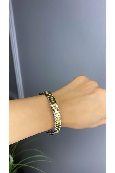 JustGAF Gold And Silver Two-Color Italian Brand Flexible Model Spring Steel Bracelet
