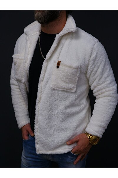 Genel Markalar Siyah Peluş Kıslık Dugmelı Ceket