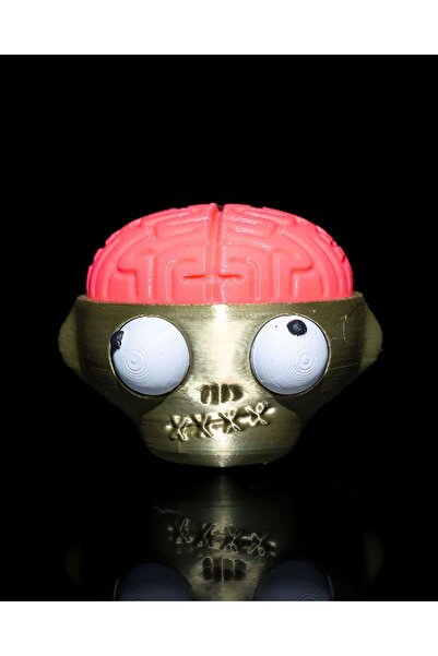 TuransoyCraft Cadılar Bayramı Zombi Tütün Öğütücü Grinder 5CM