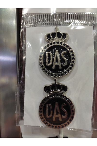 SS Oto DAS logo nuci armata turnata cu dimensiuni 2x2 cm (2 buc)