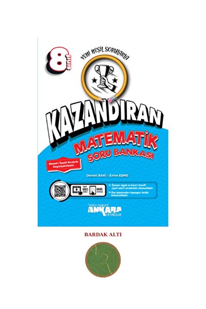 Ankara Yayınevi Ankara Yayıncılık 8. Sınıf Kazandıran Matematik Soru Bankası