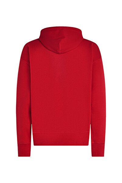 Tommy Hilfiger Kapüşon Yaka Turuncu Erkek Sweatshırt MW0MW33062SNE