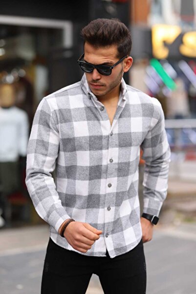 YNGMENCLASS Slim Fit Ξυλοκόπος πουκάμισο