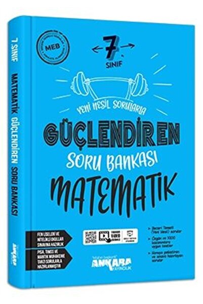 Ankara Yayıncılık Ankara 7.sınıf Matematik Güçlendiren Soru Bankası