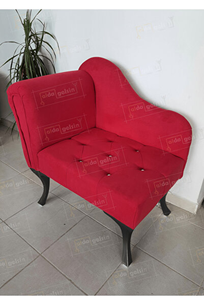 aldagelsin Yeni Model Tekli Köşe Koltuğu Josefin Bench Siyah Ayak