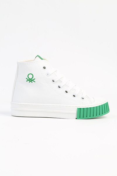 Benetton ® |   BN-30560 - 3114 Alb Verde - Pantofi sport pentru copii