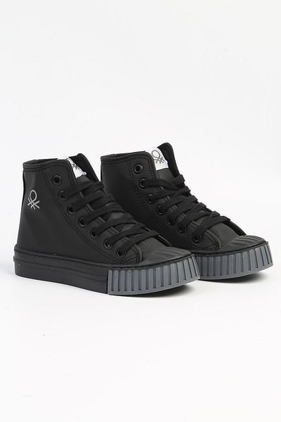 Benetton ®| BN-30560 - 3114 Black Gray - Children's Sneakers