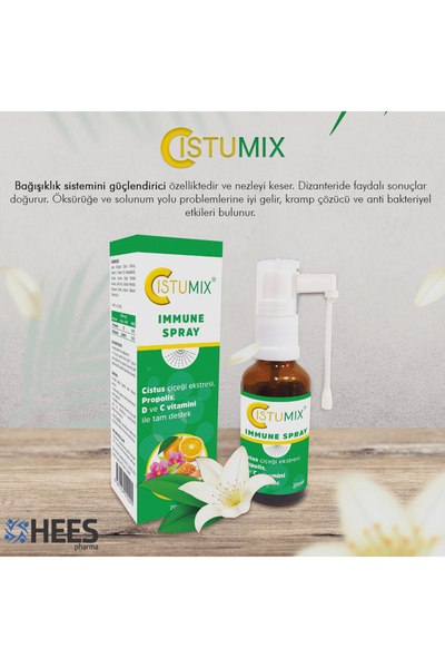 Cıstumıx ''ımmune Sprey''(C VE DVİTAMİNİ TAKVİYESİ)