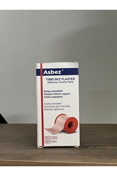 ASBEZ TIBBİ BEZ FLASTER 10CM*5M (10 ADET)