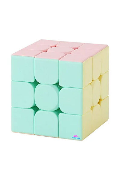 hediyecik Speed Macaron - مكعب روبيك 3x3 بدون ملصقات للذكاء والعقل