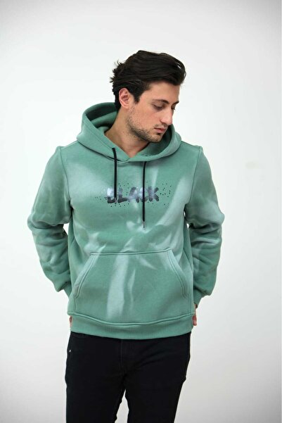 FREZZBİ Kapişonlu Yıkamalı, Baskılı 3iplik Sweatshirt Hoodie