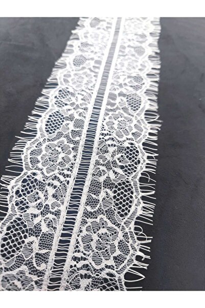 FASHİON DANTEL دانتيل ملتحي EN 11 سم طول 3 متر إكرو - خام