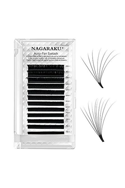 Loreen Nagaraku Ipek Kirpik Auto-fan Çek Bırak Kolay Volüm 0.07 D 13mm