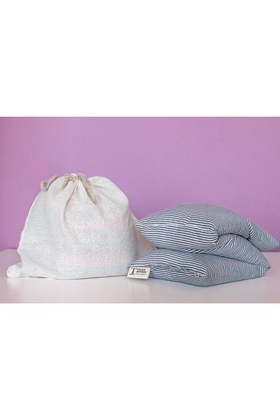CrossBorder Decor Organic Wheat Lavender Scented Heat Bag-A Perfect Solution for Cramps and Shoulder Pain [Blue]