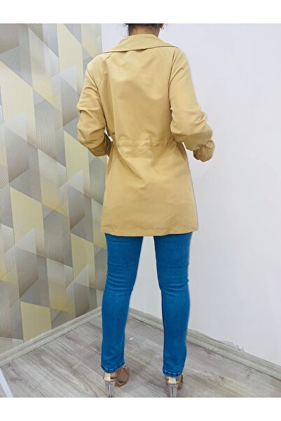 Nesil Vizon Yandan Lastikli Trençkot