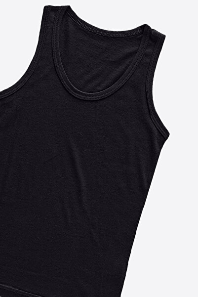 Malabadi Boy's Black 3 Pack Thin Summer Undershirt 210 (2 - 4 - 6 ΕΤΩΝ)