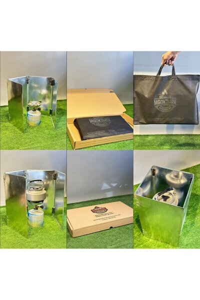 GÖKTÜRKMANGALLARI Metal Rüzgarlık Rüzgar Kesici Özel Kutulu , Çantalı